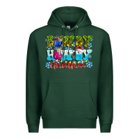 Sports Green Rowdy Howdy Christmas Premium Hoodie - CowhideDigitalArt