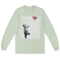 Matcha banksy balloon girl cute Long Sleeve Tee - maiPhamDesign
