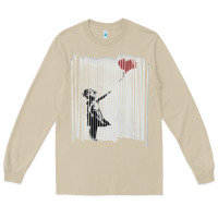 Mushroom banksy balloon girl cute Long Sleeve Tee - maiPhamDesign