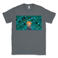 Charcoal Heather wizard boy and mouse Classic Tee - TumblerDesignByShophia