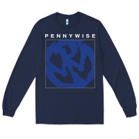 Navy horror pennywise movie Long Sleeve Tee - maiPhamDesign