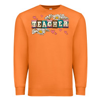Carrot daisy teacher Premium Sweatshirt - AdoDesignShop