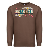 Chestnut daisy teacher Premium Sweatshirt - AdoDesignShop