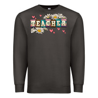 Smoke daisy teacher Premium Sweatshirt - AdoDesignShop