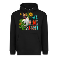 Black y'all aint right Heavyweight Hoodie - AdoDesignShop