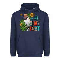 Navy y'all aint right Heavyweight Hoodie - AdoDesignShop