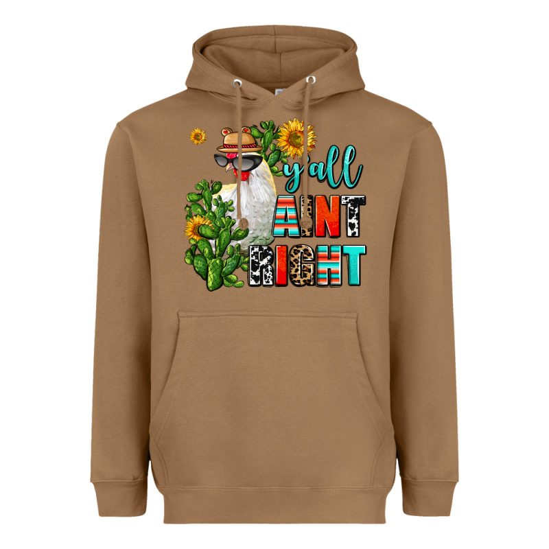 Y'all Aint Right Heavyweight Hoodie by AdoDesignShop | Teevron