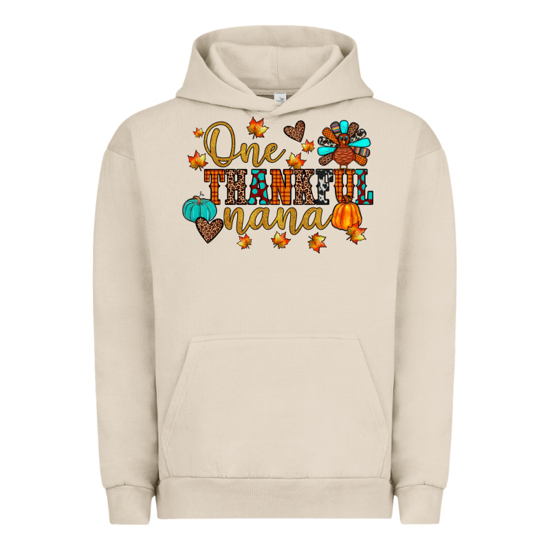 One Thankful Nana Urban Hoodie by JahusDesignShop | Teevron