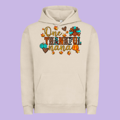 One Thankful Nana Urban Hoodie Designed By Jahusdesignshop