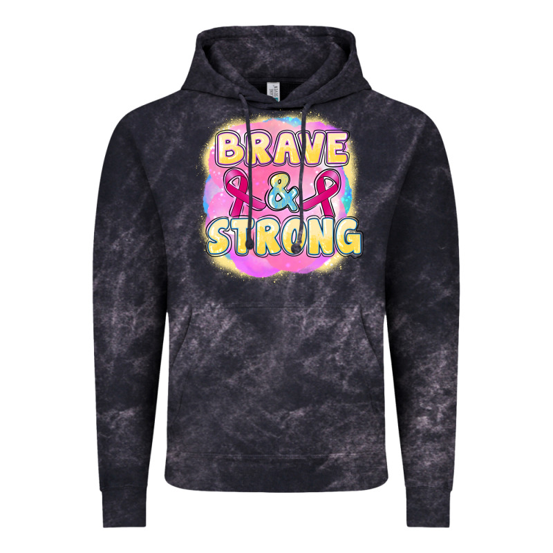 Brave And Strong Cancer Vintage Hoodie by FaDigitalArtStudio | Teevron
