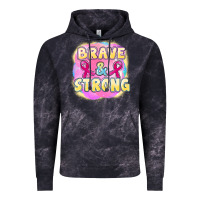 Cloud Black brave and strong cancer Vintage Hoodie - FaDigitalArtStudio