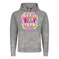 Cloud Rock brave and strong cancer Vintage Hoodie - FaDigitalArtStudio