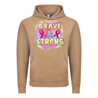 Vintage Coffee brave and strong cancer Vintage Hoodie - FaDigitalArtStudio