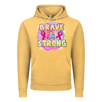 Vintage Mustard brave and strong cancer Vintage Hoodie - FaDigitalArtStudio