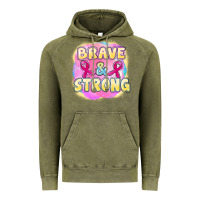 Vintage Olive brave and strong cancer Vintage Hoodie - FaDigitalArtStudio