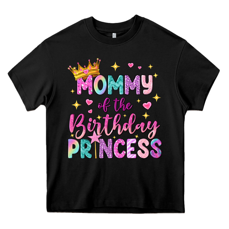 Mommy Of The Birthday Princess Heavy Core Tee by NancyCooperArtShop | Teevron