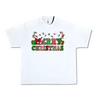 White merry christmas Urban Heavy Tee - OliviaCreatesArt