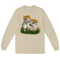 Mushroom baby goats Long Sleeve Tee - RanaPortraitStore