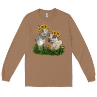 Toasted Coconut baby goats Long Sleeve Tee - RanaPortraitStore