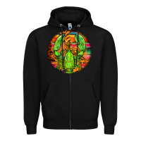 Black lobster round Zipper Hoodie - BarkalooDesign