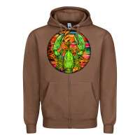 Chestnut lobster round Zipper Hoodie - BarkalooDesign