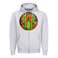 Heather Grey lobster round Zipper Hoodie - BarkalooDesign
