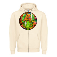 Sandshell lobster round Zipper Hoodie - BarkalooDesign