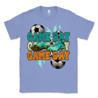 Colony Blue Game day lightning bolt soccer Classic Tee - HowdyJamesFarm
