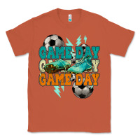 Copper Game day lightning bolt soccer Classic Tee - HowdyJamesFarm