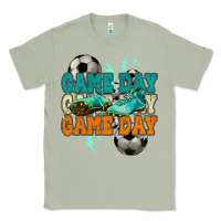 Matcha Game day lightning bolt soccer Classic Tee - HowdyJamesFarm