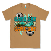 Toasted Coconut Game day lightning bolt soccer Classic Tee - HowdyJamesFarm