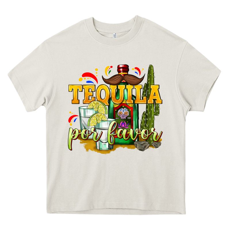 Tequila Por Favor Heavy Core Tee by texasbilliewilder | Teevron