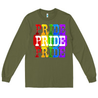 Army Green Pride pride pride Long Sleeve Tee - FaDigitalArtStudio