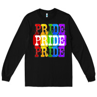 Black Pride pride pride Long Sleeve Tee - FaDigitalArtStudio