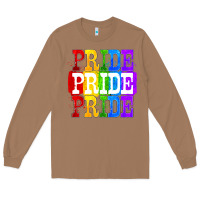 Toasted Coconut Pride pride pride Long Sleeve Tee - FaDigitalArtStudio