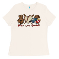 Bone Peace love Baseball Ladies Tee - HowdyJamesFarm