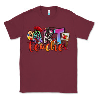 Burgundy art teacher Classic Tee - RanaPortraitStore