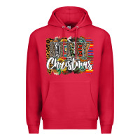 Cardinal Western Merry Christmas Premium Hoodie - CowhideDigitalArt