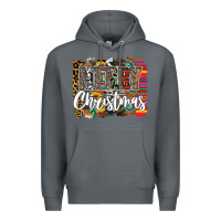 Rock Western Merry Christmas Premium Hoodie - CowhideDigitalArt