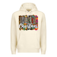 Sandshell Western Merry Christmas Premium Hoodie - CowhideDigitalArt