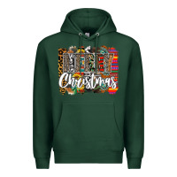 Sports Green Western Merry Christmas Premium Hoodie - CowhideDigitalArt
