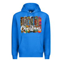 True Royal Western Merry Christmas Premium Hoodie - CowhideDigitalArt
