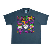 Midnight Navy parading with my gnomies Urban Heavy Tee - OliviaCreatesArt