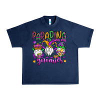 Navy parading with my gnomies Urban Heavy Tee - OliviaCreatesArt