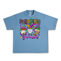 Pebble Blue parading with my gnomies Urban Heavy Tee - OliviaCreatesArt