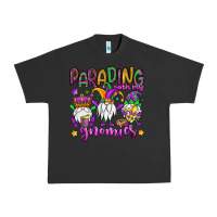 Pigment Black parading with my gnomies Urban Heavy Tee - OliviaCreatesArt
