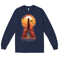 Navy Retro Animation  Novel Art Characters Poster Long Sleeve Tee - maiPhamDesign