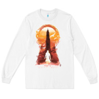 White Retro Animation  Novel Art Characters Poster Long Sleeve Tee - maiPhamDesign