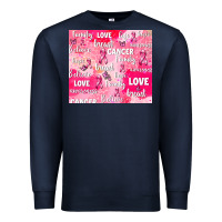 Navy breast cancer awareness pink Premium Sweatshirt - AdoDesignShop
