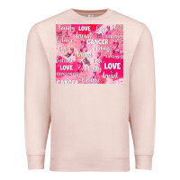 Pale Pink breast cancer awareness pink Premium Sweatshirt - AdoDesignShop